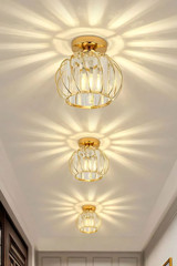 Tt Aydınlatma Tt004-Esk Tekli Kahverengi Ledli Modern Alüminyum Salon-Oturma Odası Avize