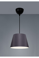Hegza Lighting Maera 2'li Gri Plafonyer Modern Alüminyum Salon-Oturma Odası Avize
