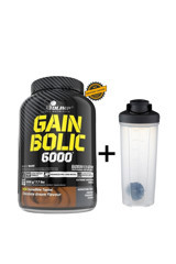 Olimp Gain Bolic 6000 Çikolata Aromalı 35 Servis Kas Yapıcı Karbonhidrat 3500 gr Toz + Shaker