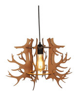 Turkish Rattan Tekli Kahverengi Sarkıt Modern Bambu Antre-Hol Avize