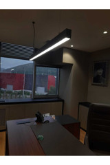 Özcan Aydınlatma 3135 Ronda 4'lü Siyah Halka Modern Metal Salon-Oturma Odası Avize