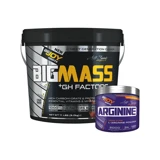 Bigjoy Sports +Gh Factors Çikolata Aromalı 50 Servis Kas Yapıcı Karbonhidrat 5000 gr Toz + Arginine 120 gr