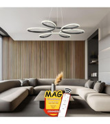 Lumexx Tekli Kahverengi Modern Hasır Salon Avize
