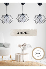 Lüks Avize Jade 4'lü Altın Metal Modern Metal Mutfak Avize