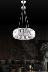 Home Tekli Haki Modern Hasır Salon-Oturma Odası Avize