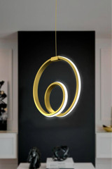 Eglo Petto 3 Tekli Kahverengi Küre Modern Çelik Salon-Oturma Odası Avize