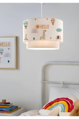 Heedwood Design 6'lı Kahverengi Halat Rustik Halat Mutfak-Salon Avize