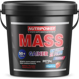 Nutripower Nutrition Çilek Aromalı 50 Servis Kas Yapıcı Gainer 5000 gr Toz