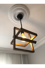Begüsa Zagreb Tekli Beyaz Ledli Modern Alüminyum Salon-Oturma Odası Avize
