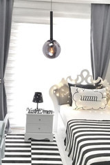Novaglow Tekli Sarı Hasır Rustik Hasır Salon-Oturma Odası Avize