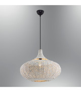 Lucea 3'lü Sarı Ledli Modern Metal Salon-Oturma Odası Avize