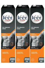 Veet Men Normal Ciltler İçin Koltuk Altı Bacak Erkek Tüy Dökücü Krem 2x200 ml