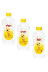 Dalin Vanilyalı Hipoalerjenik Bebek Masaj Yağı 3x300 ml