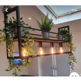 Riolight Tekli Mavi Sarkıt Modern Cam Mutfak Avize
