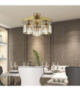 Apliqa Rosalina 6'lı Siyah Sarkıt Modern Metal Salon-Oturma Odası Avize