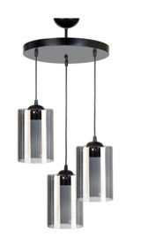 Fer Avize Berfin 5'li Altın Kristal Taşlı Modern Metal Salon-Oturma Odası Avize