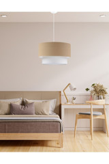 Hegza Lighting Borde 6'lı Sarı Ledli Modern Alüminyum Salon-Oturma Odası Avize