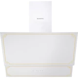 Kumtel DA6-835 140 W 60 cm Cam Yüzey Karbon Filtreli Bacalı-Bacasız Duvar Tipi Davlumbaz Beyaz