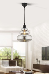 Karaca Design 5'li Turuncu Sarkıt Modern Metal Salon-Oturma Odası Avize