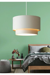 Hegza Lighting Hermano 3'lü Sarı Metal Modern Alüminyum Salon-Oturma Odası Avize
