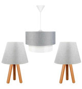 Esslight Ekin 8'li Gümüş Sarkıt Modern Metal Salon-Oturma Odası Avize