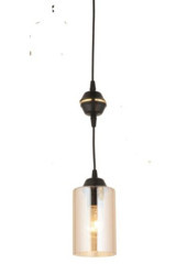 Rsylight 2'li Siyah Sarkıt Modern Metal Salon-Oturma Odası Avize