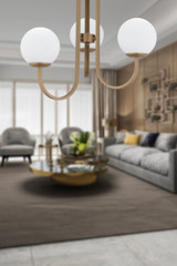 Apliqa Jade 5'li Siyah Metal Modern Metal Salon-Oturma Odası Avize