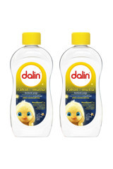 Dalin Rahat ve Mutlu Vanilyalı Hipoalerjenik Bebek Masaj Yağı 2x300 ml