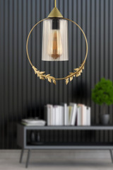 Begüsa 5'li Beyaz Ledli Modern Metal Salon-Oturma Odası Avize