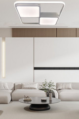 Ladco Aydınlatma A-283-2S 2'li Siyah Boru Modern Alüminyum Salon-Oturma Odası Avize