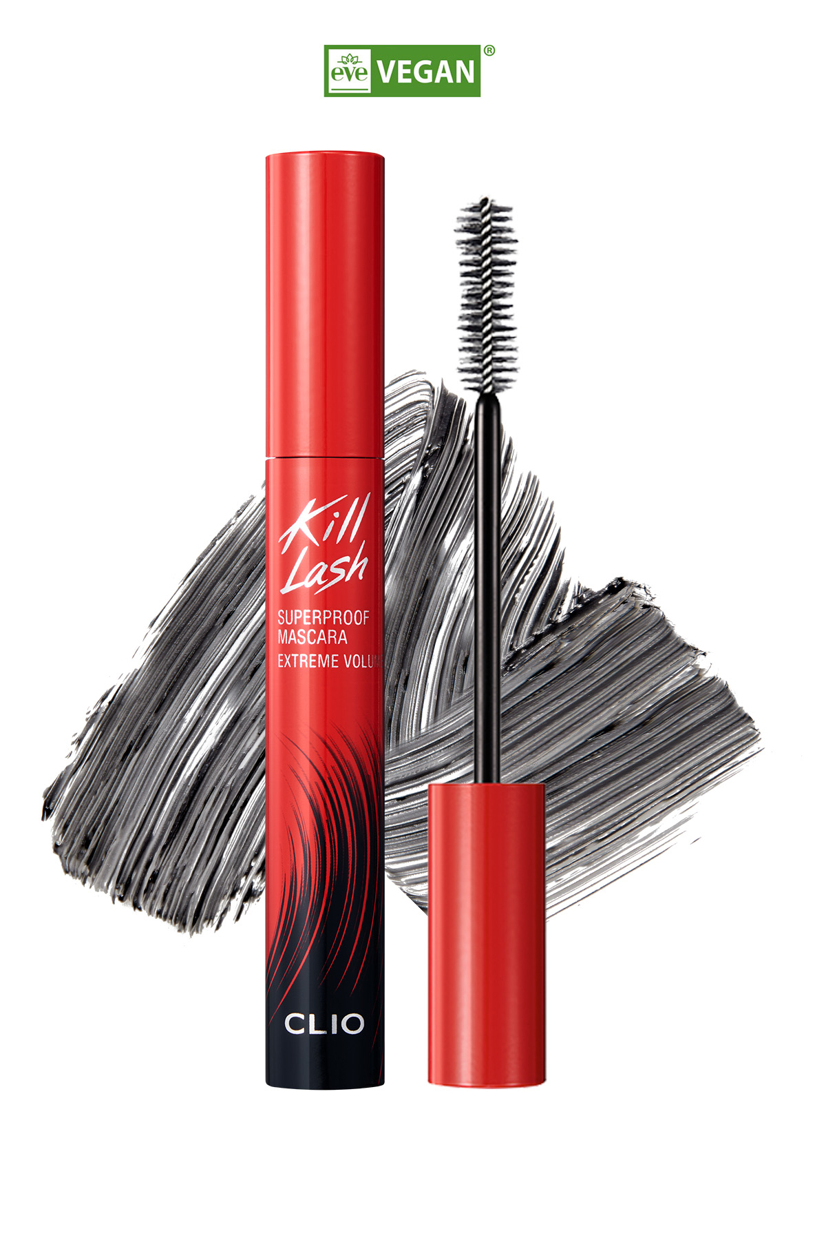 Clio Kill Lash 04 Extreme Volume Hacim Veren Suya Dayanıklı Siyah Maskara