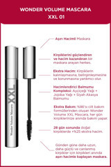 Clarins Wonder Volume XXL 01 Hacim Veren Suya Dayanıklı Siyah Maskara