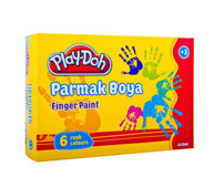 Play-Doh Pr001 30 ml 6'lı Çok Renkli Parmak Boyası