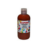 Alpino DD-030075 Yıkanabilir 250 ml Kahverengi Parmak Boyası