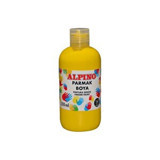 Alpino DD-030070 Yıkanabilir 250 ml Sarı Parmak Boyası