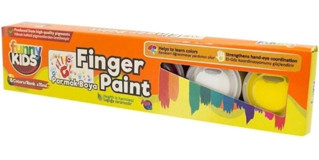 Funny Kids 25 ml 6'lı Çok Renkli Parmak Boyası