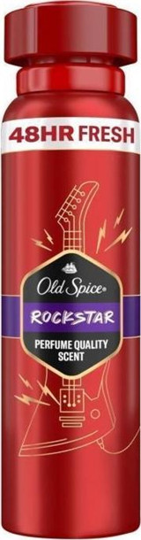 Old Spice Rockstar Pudrasız Ter Önleyici Sprey Unisex Deodorant 150 ml