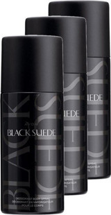 Avon Black Suede Pudrasız Ter Önleyici Sprey Erkek Deodorant 3x150 ml