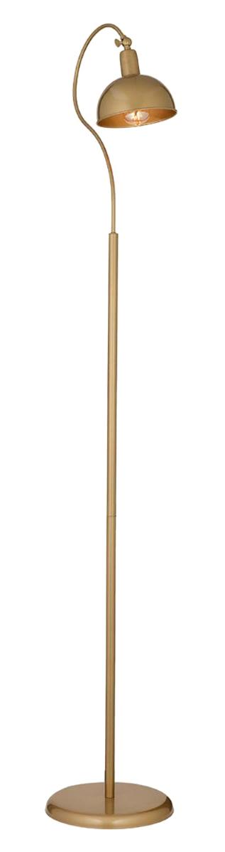Apliqa Angora Eskitme Metal Ayaklı Tek Ayak Deve Boynu Lambader 183 cm Gold