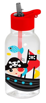 Herevin Pipetli Kırmızı Okul Çocuk Matara 550 ml