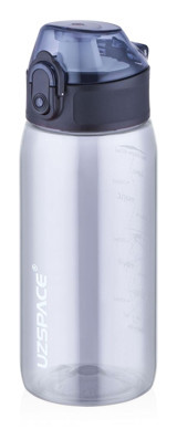 Uzspace Gri Spor Motivasyonlu Çocuk Matara 440 ml
