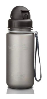 Uzspace Pipetli Gri Çocuk Matara 400 ml