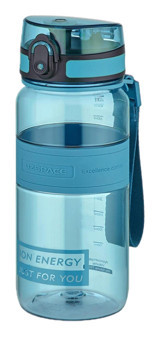 Uzspace Turkuaz Spor Motivasyonlu Çocuk Matara 650 ml
