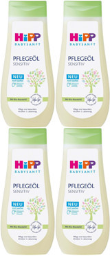 Hipp Babysanft Organik Bademli Bebek Masaj Yağı 4x200 ml