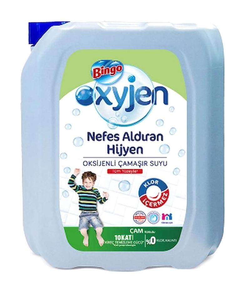 Bingo Oxygen Kokulu Banyo-Mutfak İçin Sıvı Çamaşır Suyu 4x3.24 lt
