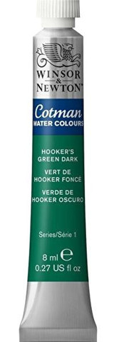 Winsor & Newton Hooker's Green Dark 312 Tüp Sulu Boya