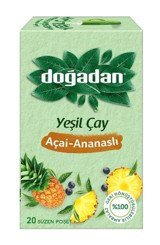 Doğadan Yeşil Çay Acai Ananas Karışık Bitki Çayı 35 gr 6 Adet