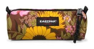 Eastpak Benchmark Single Popflower EK0003728E61 Çok Renkli Desenli Bez Tek Gözlü Silindir Cüzdan Kalemlik