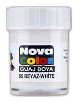 Nova Color Beyaz 25 ml Guaj Boya