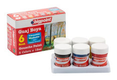Bigpoint Çok Renkli 3x108 ml Guaj Boya Seti